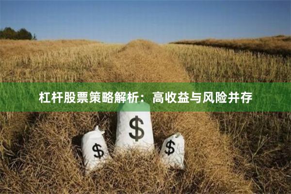 杠杆股票策略解析：高收益与风险并存